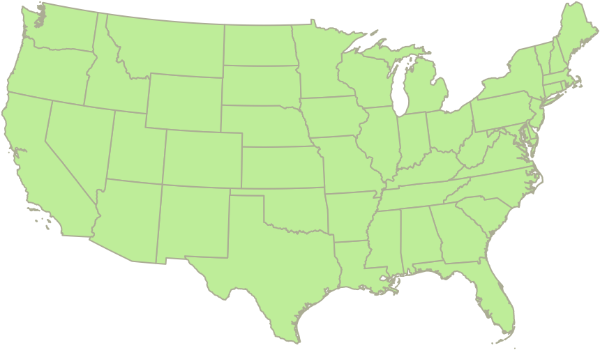 Frozen National Distribution Map